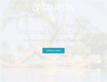 Tablet Screenshot of cabanatanbradford.com